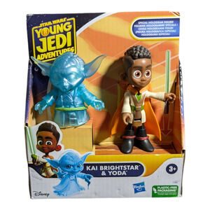 Star Wars -Young Jedi Adventures, Kai Brightstar & Yoda, Hasbro, New Sealed